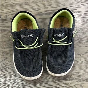 Bruno Marc Kids Black and Green Sneakers